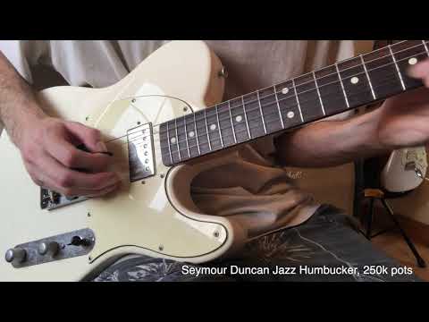 Humbucker 250k vs 500k pots