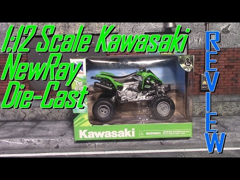 NewRay Kawasaki ATV Four-wheeler 1:12 Scale Model Review