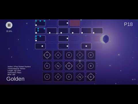 [sheet] Golden - KPop Demon Hunters (HUNTR/X) | Sky: Children of the Light 《Sky CotL cover》