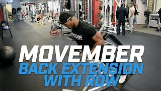 Back Extension with Row exercise video thumbnail