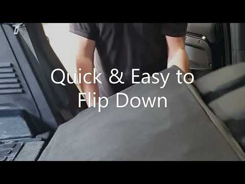 Land Rover Defender 110 Seat Conversion  Fold Down / Up Demonstration