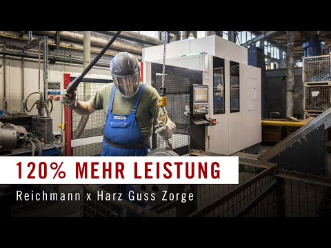 Harz Guss Zorge automatisiert Gussputzen: +120 % Leistung, 80 % weniger körperliche Belastung