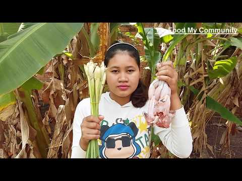 Awesome Cooking Fried Frog​​​ W/ Lemongrass Recipe - Cook Fry Frog Recipes - Village Food Factory