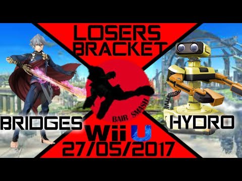 Bair Smash 13 Losers Round 1 - Bridges (Corrin, Cloud) Vs. Hydro (R.O.B.) - Smash Wii U