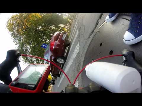 Bike vs Car , cyclist car crash * accident cu bicicleta