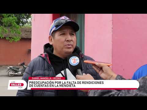 Preocupación por la falta de rendición de cuentas en La Mendieta