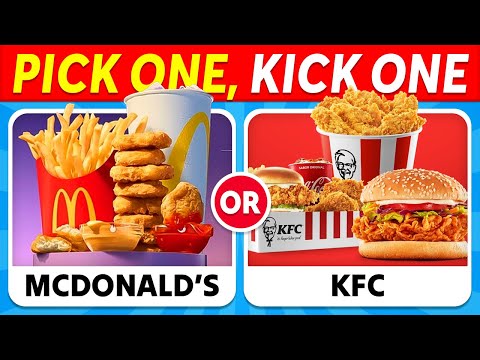 Pick One Kick One - Junk Food Edition 🍔🍟🍧