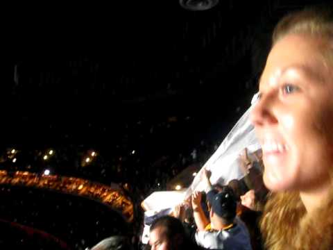 Buffalo Sabres vs. Montreal Canadiens, Oct. 15, 2010, Passing The Flag