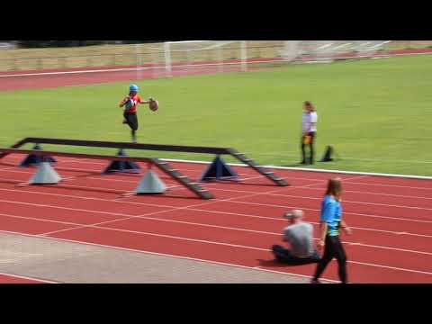 Okresní kolo PS Jičín 2018: 100 m s překážkami - Šárka JEBAVÁ (SDH Slatiny B) - 1. pokus