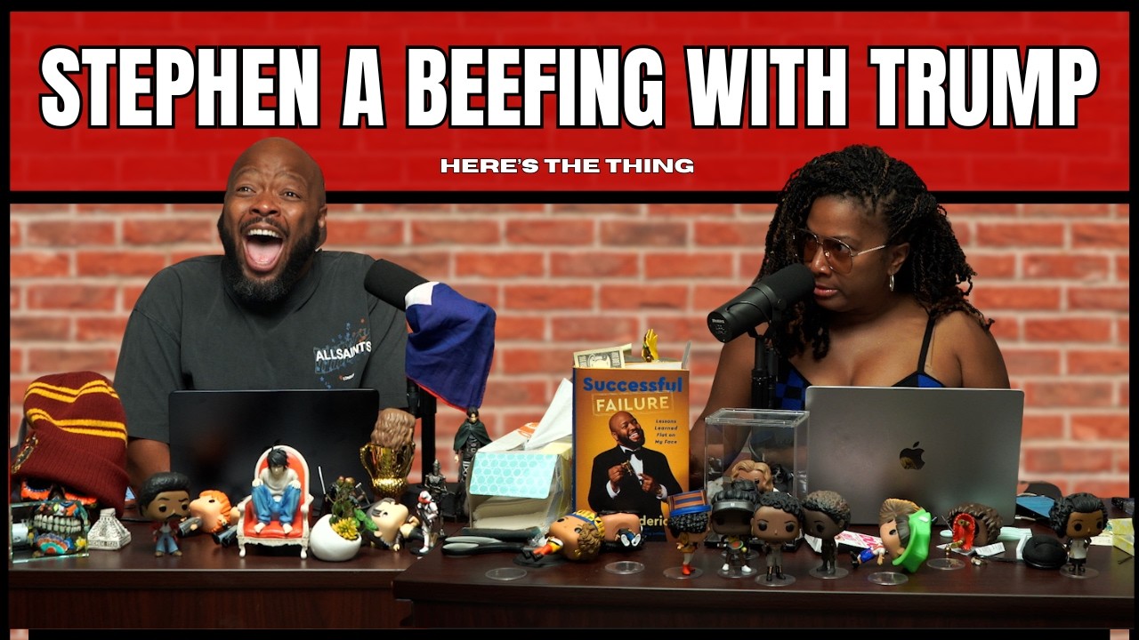 Stephen A Beefing with Trump | #heresthething