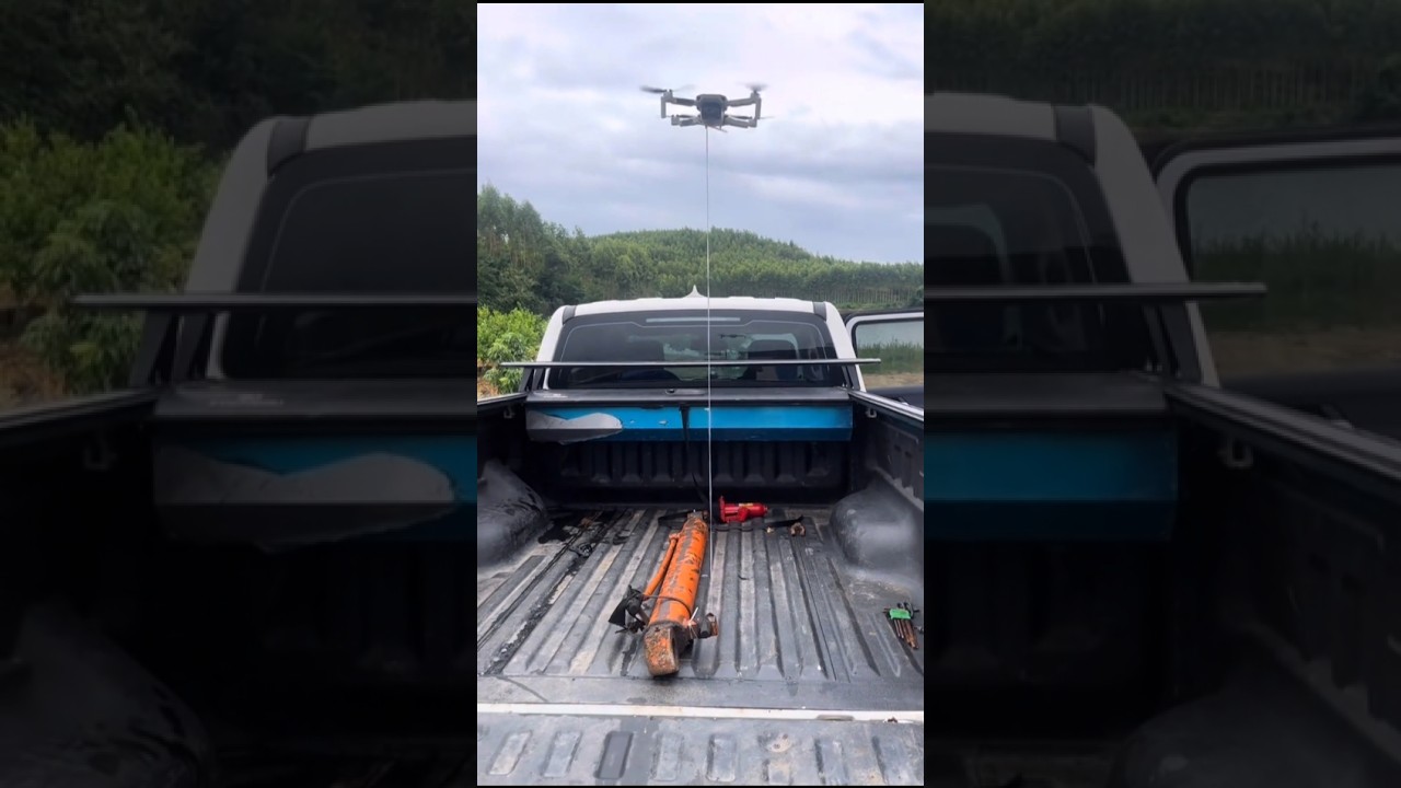 Can A DJI Drone Lift Heavy Weights? 😳 #dji #drone #shorts #shortsfeed #viralshorts #youtubeshorts