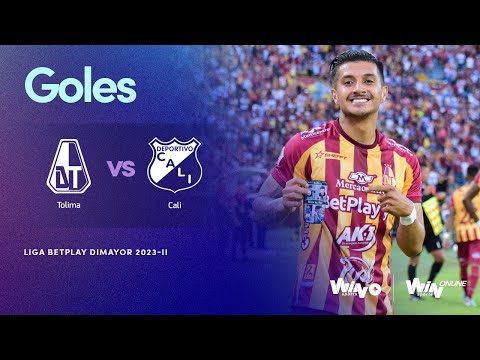 Deportes Tolima vs. Deportivo Cali (goals) | Liga BetPlay Dimayor 2023-2 | Home Runs - Matchday 3