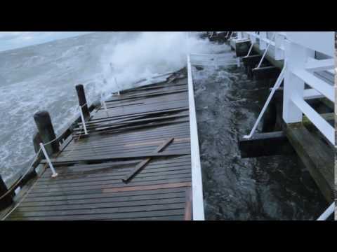 Molo SOPOT sztorm 05.10.2016