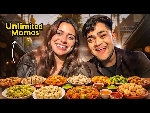 TRYING UNLIMITED MOMOS CHALLENGE 😱