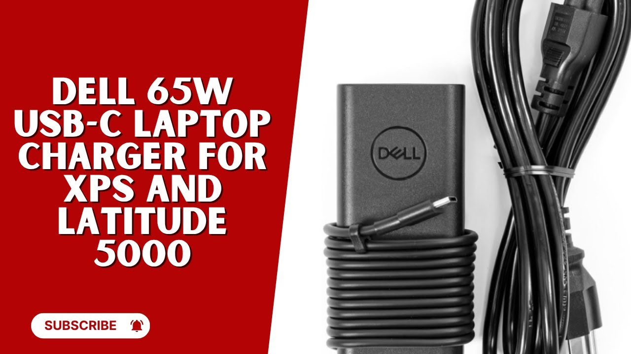 Dell 65W USB-C Laptop Charger for XPS & Latitude | OEM Power Adapter