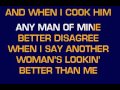 Shania Twain - Any man of mine karaoke 