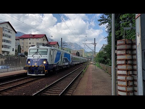 Rail traffic in Romania 2025, part 1 / Vlakovi u Rumunjskoj 2025 dio 1 / Trenuri in Sinaia #1