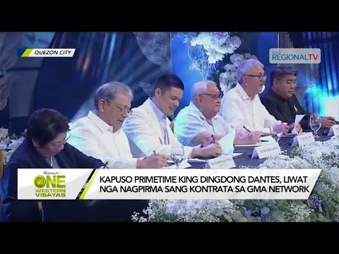 One Western Visayas: Dingdong Dantes, liwat nagpirma sang kontrata sa GMA Network