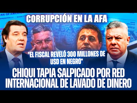 CHIQUI TAPIA IMPLICATED IN INTERNATIONAL MONEY LAUNDERING NETWORK