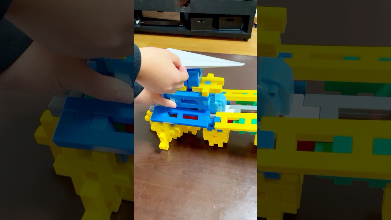 ニューブロックで紙飛行機を飛ばしたい！ #ニューブロック #紙飛行機