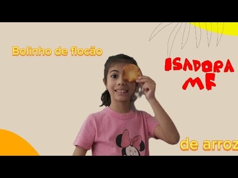 B de bolinho - Rice flake cake - Isadora MF