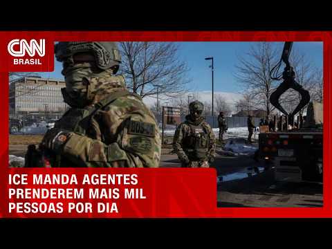 ICE retoma meta de 3 mil prisões de imigrantes por dia nos EUA | CNN NOVO DIA