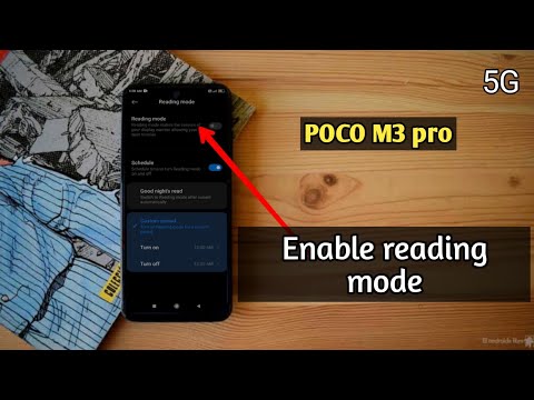 Reading 📖 mode how to enable the reading mode in Poco m3 pro 5g