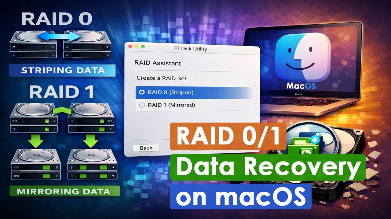 How to Recover Data from RAID 0/1 Created with Disk Utility – RAID Assistant on macOS