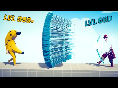 BANANA BOSS vs EVERY GOD - Totally Accurate Battle Simulator 2024