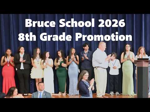8th Grade Bruce School Promotion Ceremony 2026 thumbnail