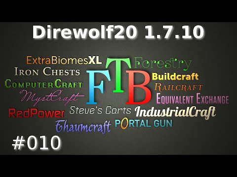 Minecraft FTB Direwolf20 #010 - Die Quarry läuft - Let´s Play FTB Direwolf20 | German