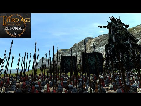 MOUNT GRAM, THE WITCH KINGS BASTION (Siege Battle) - Third Age: Total War (Reforged)