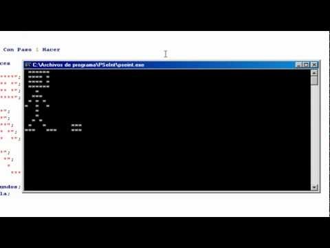 Simple animación en PSeInt | roudotech