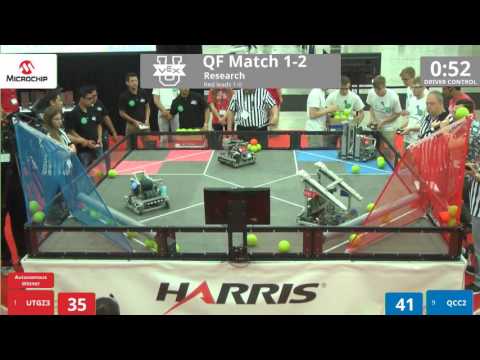 VEX Worlds 2016 - VEX U - Research - QF 1-2 (UTGZ3) 187 vs 230 (QCC2)