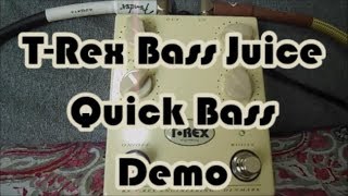 T-Rex Engineering Bass Juice Distortion Pedal - What To Know
