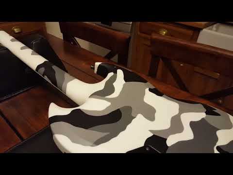 ESP STANDARD SERIES VIPER URBAN CAMO GUITAR UP CLOSE REVIEW EMG PICKUPS GOTOH BRIDGE TUNERS
