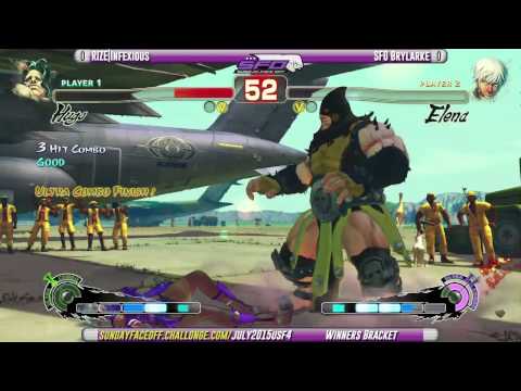 SFO Monthly July 2015 - USF4 - Winners - Rize|Infexious vs SFO Brylarke
