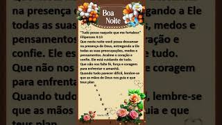 Linda Mensagem de Boa noite na Presença de Deus #lindamensagem#boanoite #mensagem#mensagemparavoce