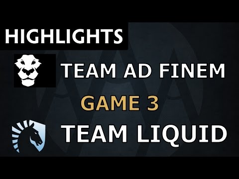 Team AD FINEM vs Team Liquid [Game 3] The Summit 5 - Dota Highlights