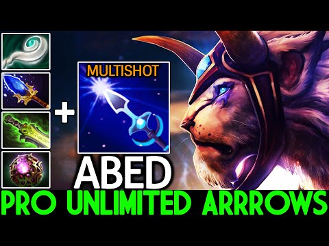ABED [Mirana] Unlimited Arrrows with Full Magical Build Dota 2