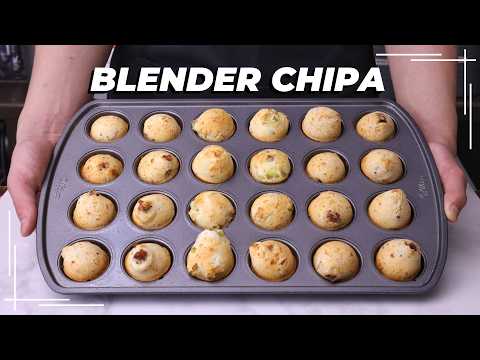 Blender Chipa: 1 Batter 3 Unique Flavors in ONLY 15 Minutes! 🧀🍞😍