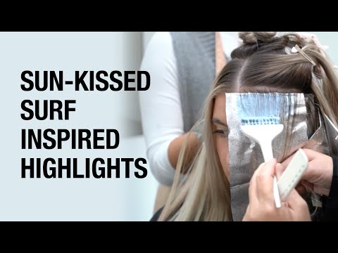How to Do Sun-Kissed Surf-Inspired Highlights | Beach...