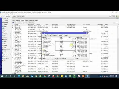 How to Backup & download Configuration file on MikroTik Router