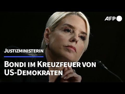 US-Justizministerin Bondi im Kreuzfeuer demokratischer Senatoren | AFP