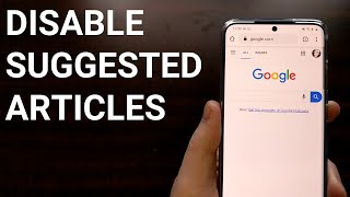 Disable and Remove Suggested News Articles from the Google Homepage?