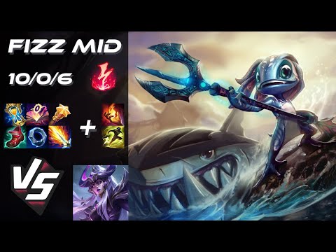 MID Fizz vs Syndra - EU Challenger Patch 25.S1.3