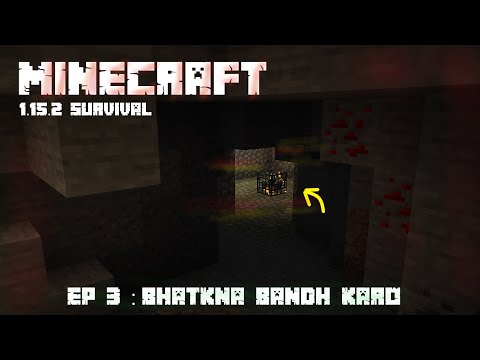 EP3 : Minecraft Pro Caving Tips and Tricks [Hindi]