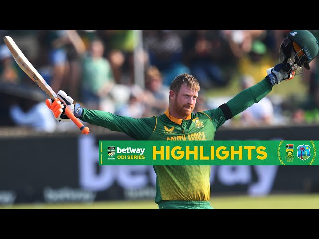Proteas vs West Indies | 3rd ODI Highlights | 18 March 2023 | JB Marks Oval, Potchefstroom Proteas vs West Indies | 3rd ODI Highlights | 18 March 2023 | JB Marks Oval, Potchefstroom