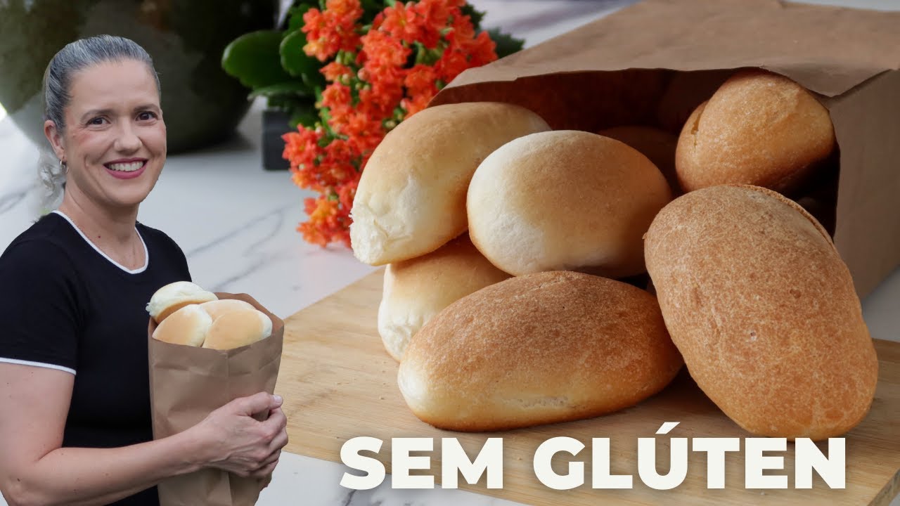 PÃO DE SAL SEM GLÚTEN, SEM LEITE E SEM OVO