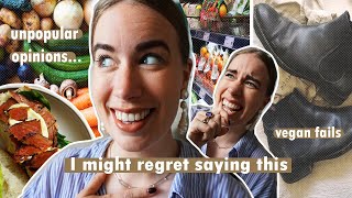 sharing hot takes after 8 years of veganism // unpopular opinions that we have to talk about
